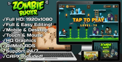 Zombie buster html5 game 20 levels mobile version construct 3 .png