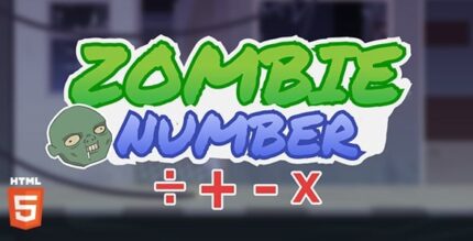 Zombie number html5 math game codermarket.jpg