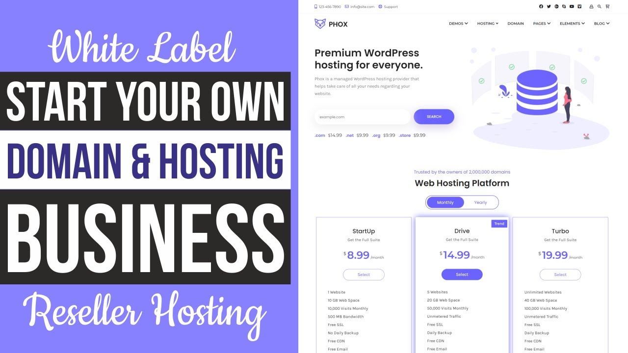 How to Start Domain & Hosting Website & Business in WordPress & WHMCS - White Label Reseller Hosting