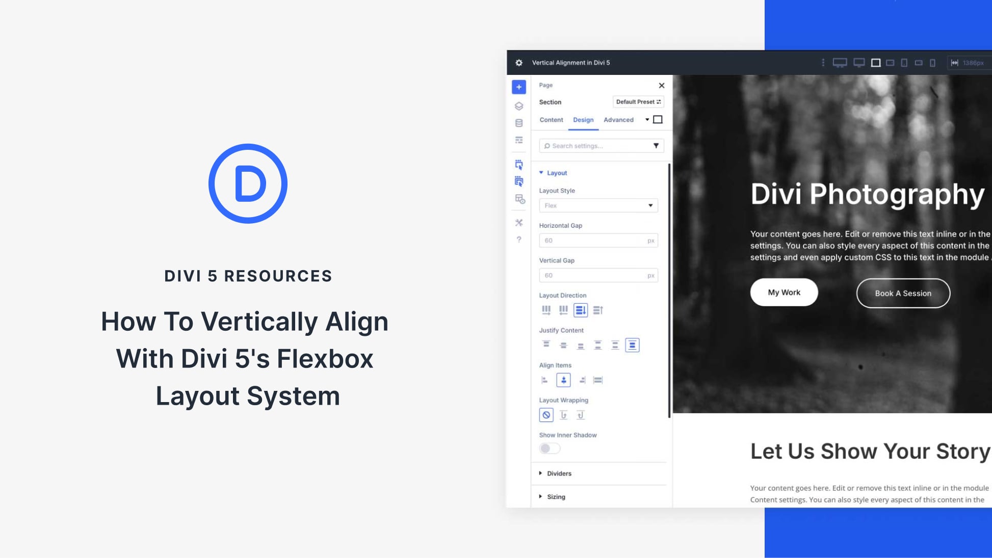 How To Vertically Align With Divi 5's Flexbox Layout System