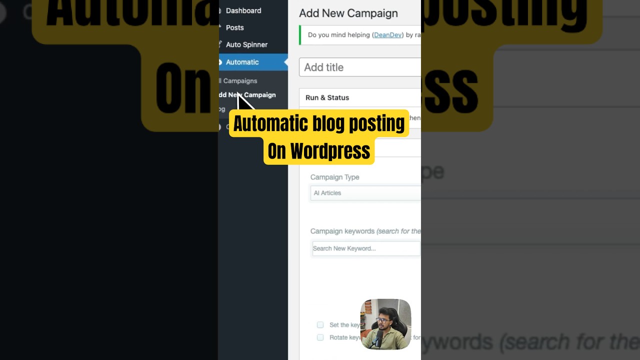 Automatic Blog Posting Wordpress Plugin 2025 #wordpress #autoblogging