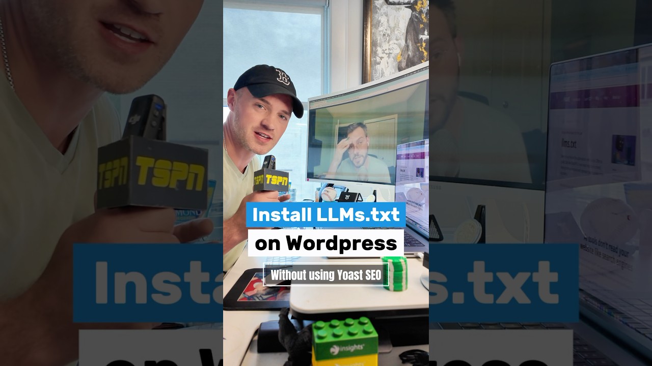 Install a LLMs.txt on Wordpress (without using Yoast SEO plugin). Subscribe to see results! #SEO