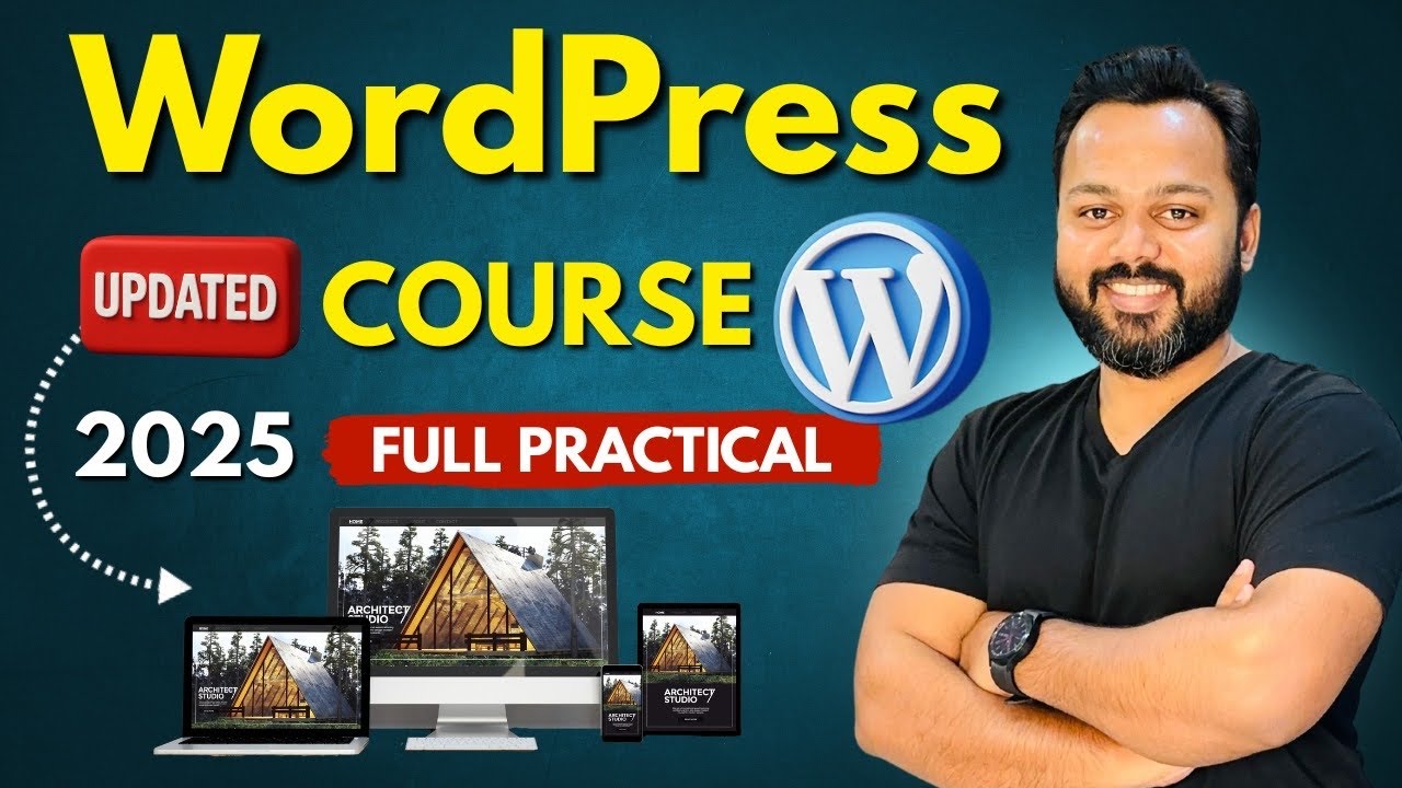 WordPress Course For Beginners – How to Create a WordPress Website