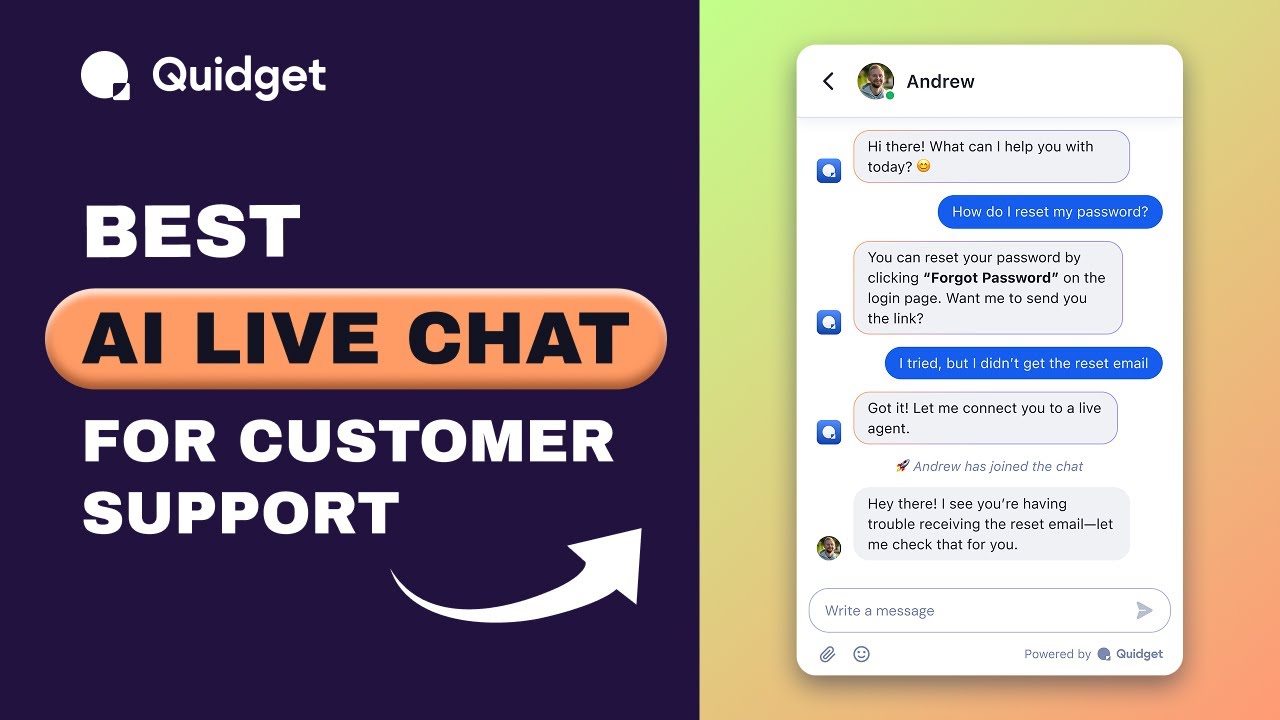 AI Live Chat for WordPress & Websites – Free ChatGPT-Powered Customer Support | QUIDGET.AI