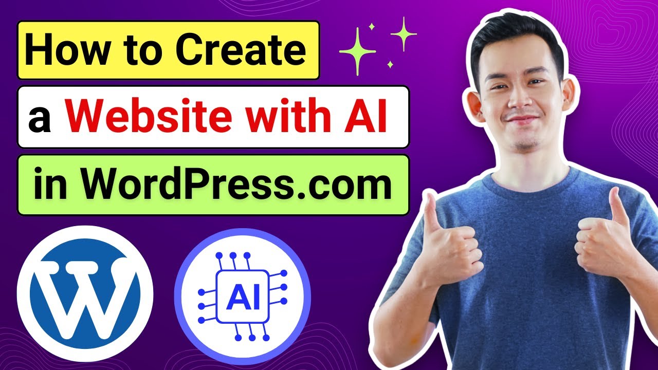 AI Website Builder in WordPress.com Tutorial | How to Create a Website with AI in WordPress.com