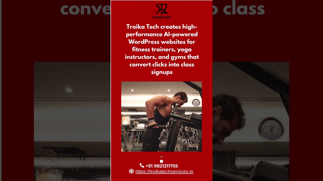 AI WordPress Websites for Fitness Trainers and Gyms in Boisar -Troika Tech Services