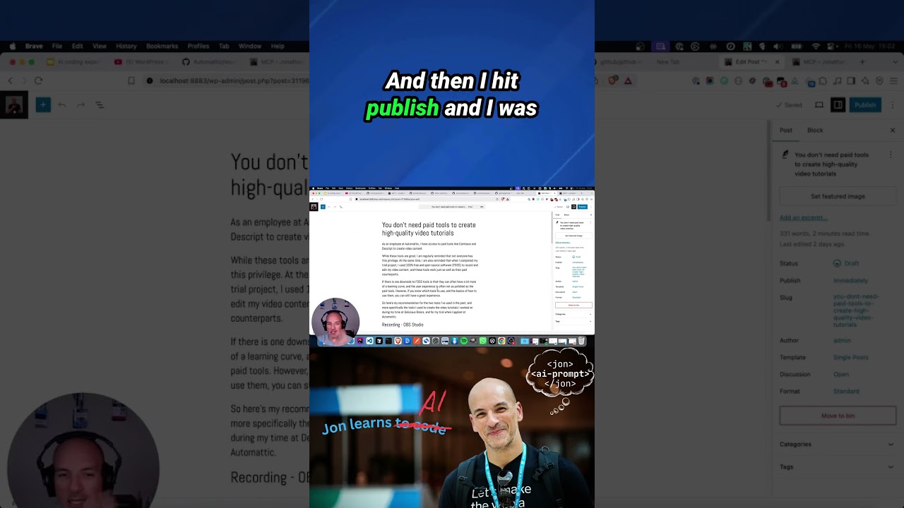 Accidental Local Site Publishing #ai #coding #wordpress #mcp