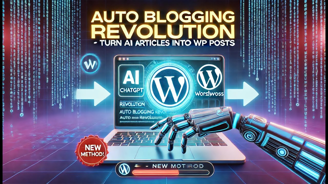 Auto Blogging Revolution: Turn AI Articles into WP Posts