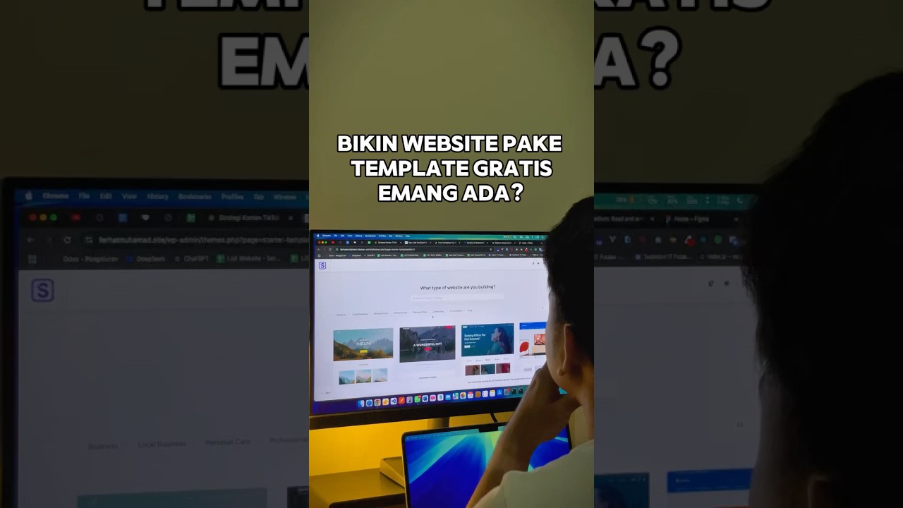 Bikin website pake template gratis? Emang ada? #fyp #wordpress  #websitepemula #websitetanpacoding