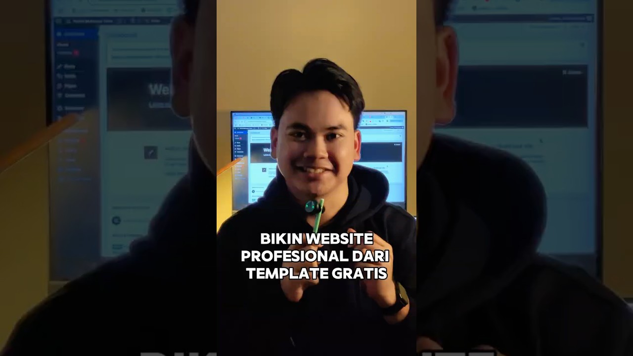 Bikin website profesional kurang dari 10 menit aja pake template GRATIS!! #wordpress #websitepemula