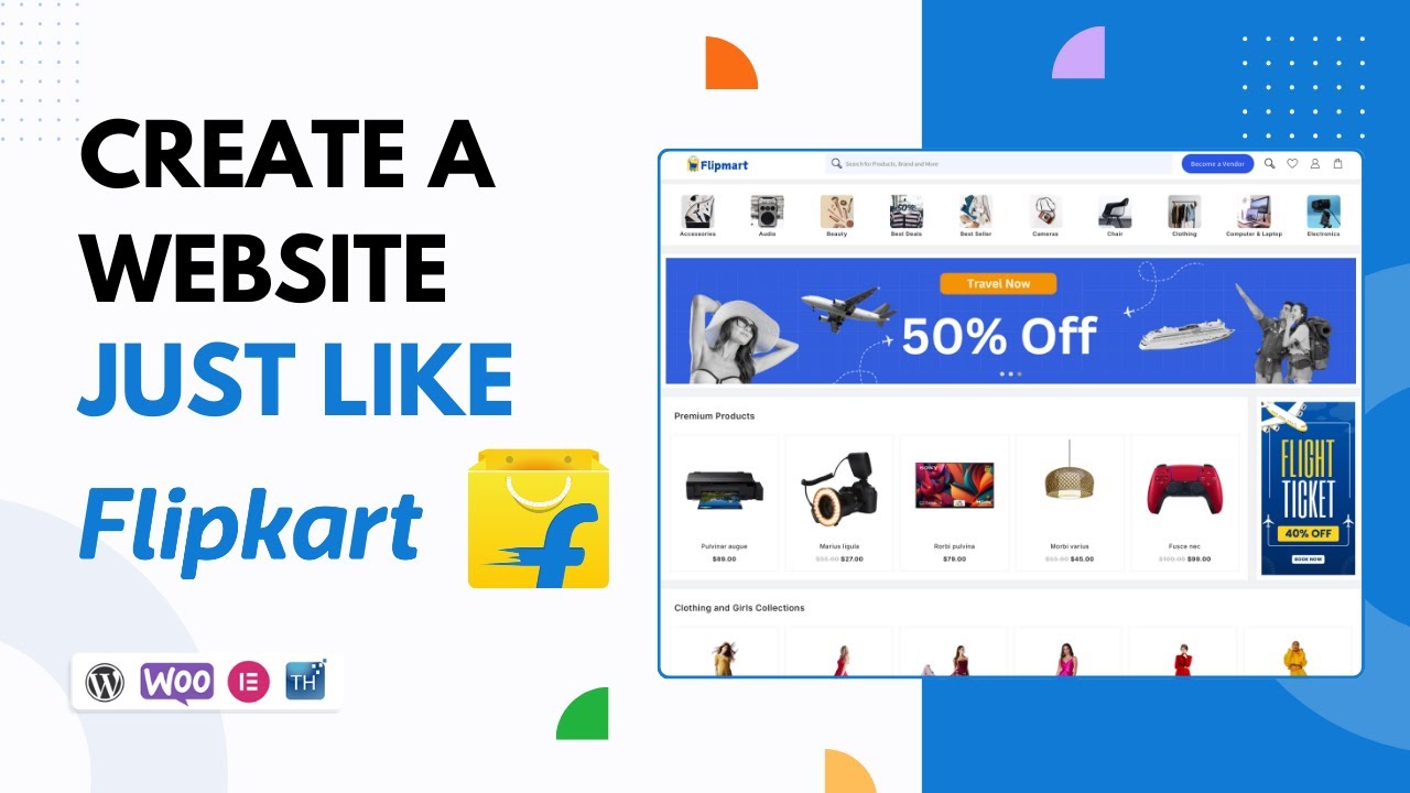Building a Flipkart Like eCommerce Site with WordPress & Elementor | ThemeHunk