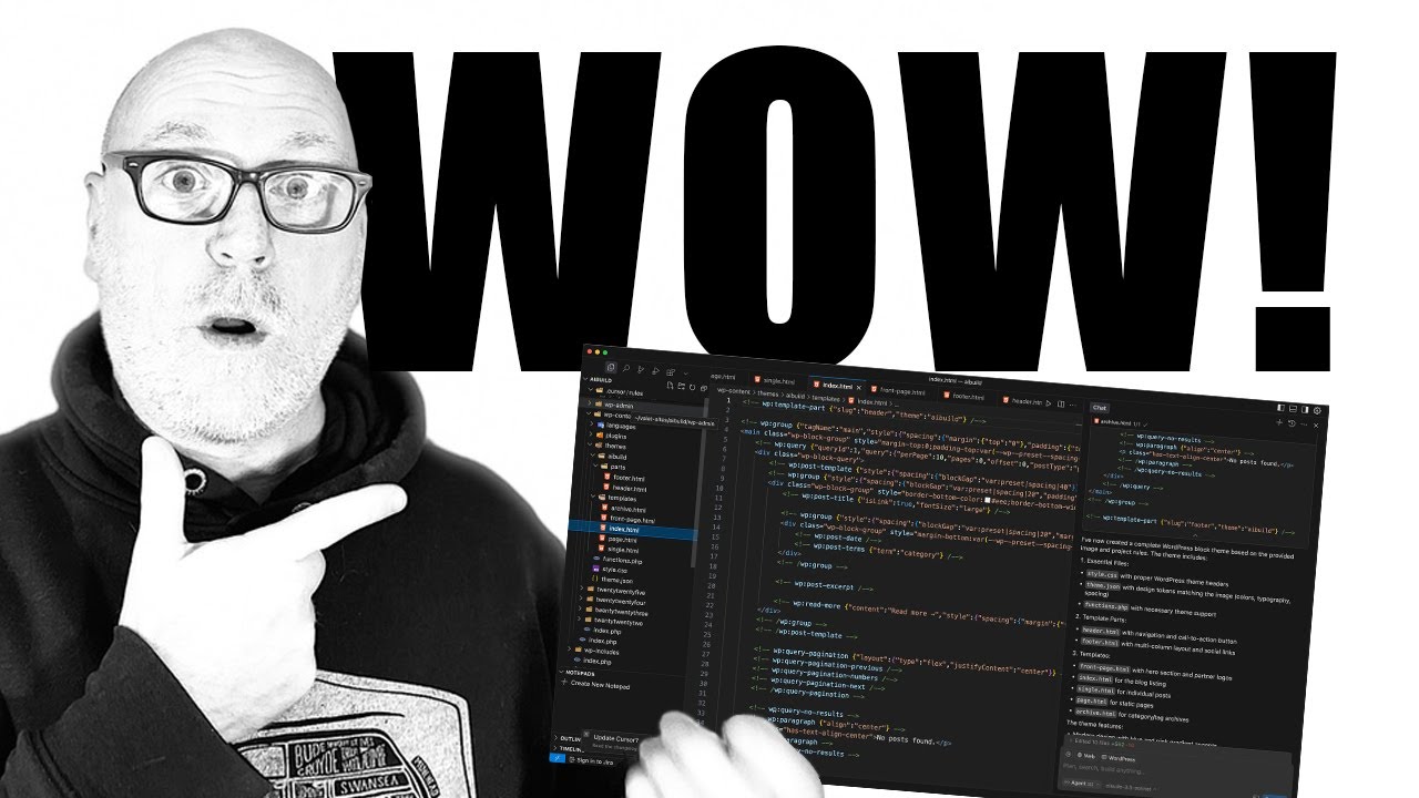Can AI Build a WordPress Block Theme? Testing Cursor AI for Development