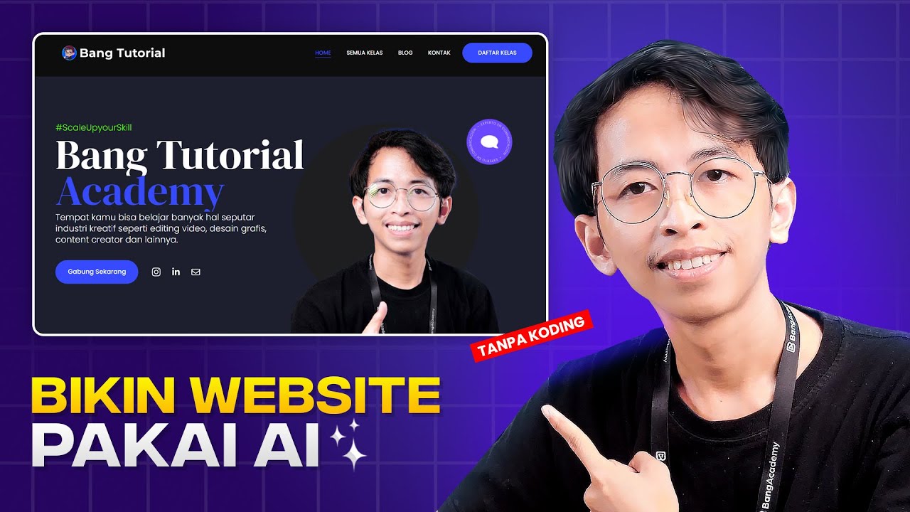 Cara Bikin Website Pakai AI (Blog, Portfolio, E-Commerce, dll) - AI Website Builder 2025