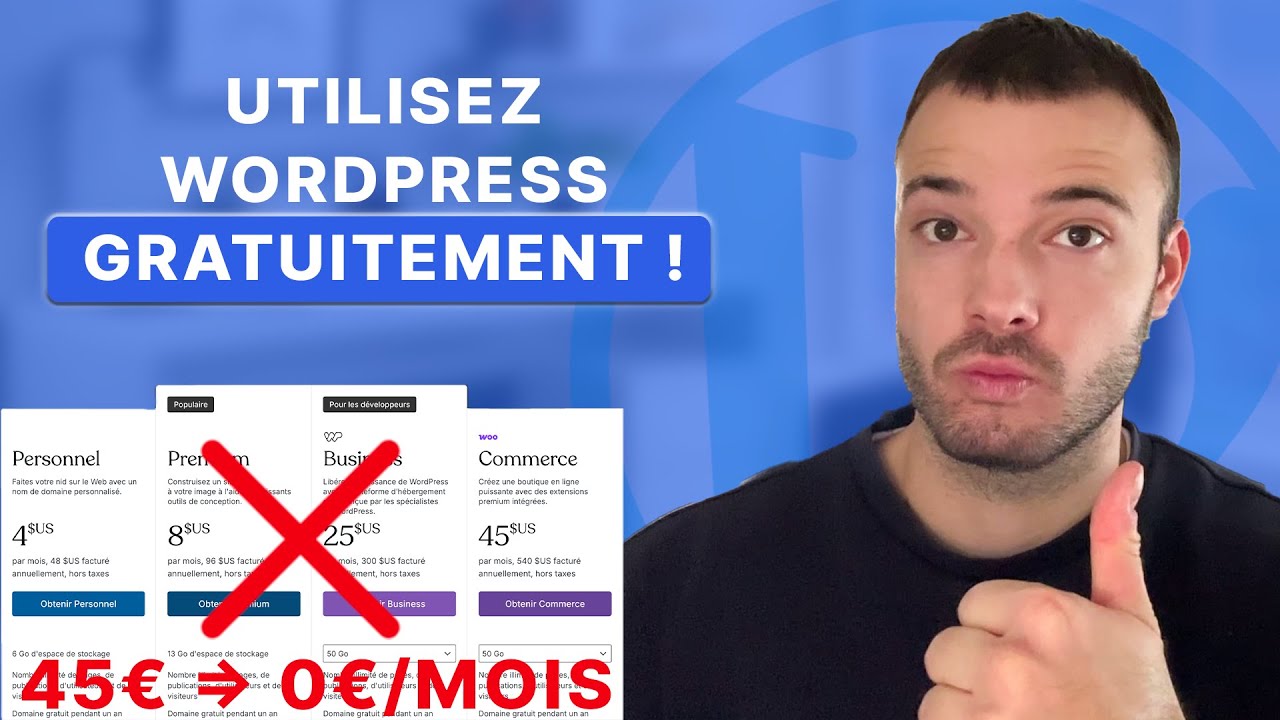 Comment créer un site WordPress 100% GRATUIT : Tutoriel complet