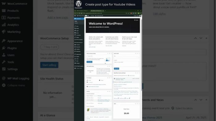 Create Dashboard Widget in WordPress | WP-AI-Assistant.app #wordpress # ...
