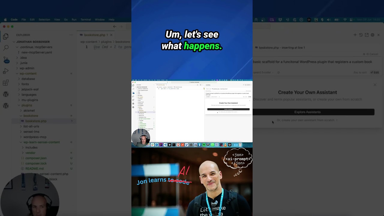 Creating a Custom WordPress Plugin #ai #coding #wordpress