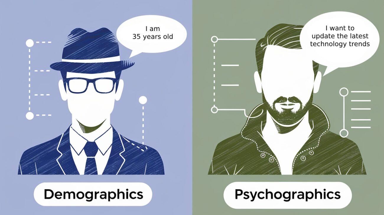 The Difference Between Demographics and Psychographics in Buyer Personas