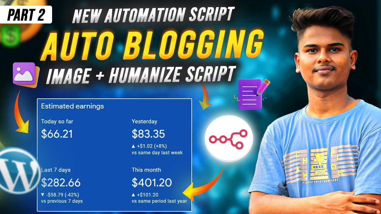 Earn $4,000/Month 100% Automated AI Blogging (Free APIs & Human Content) | WordPress + n8n Tutorial