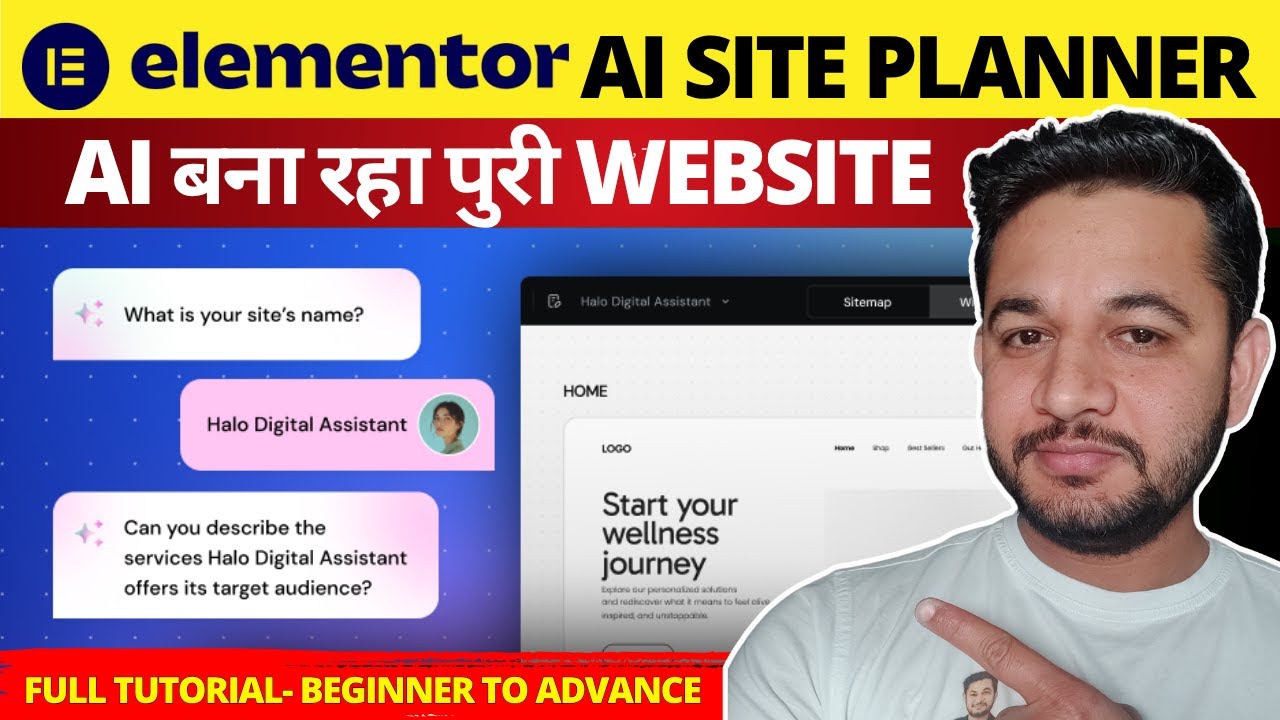 Elementor AI Site Planner - Complete AI Solution to Design Website | 15 Minute Main Poori Website