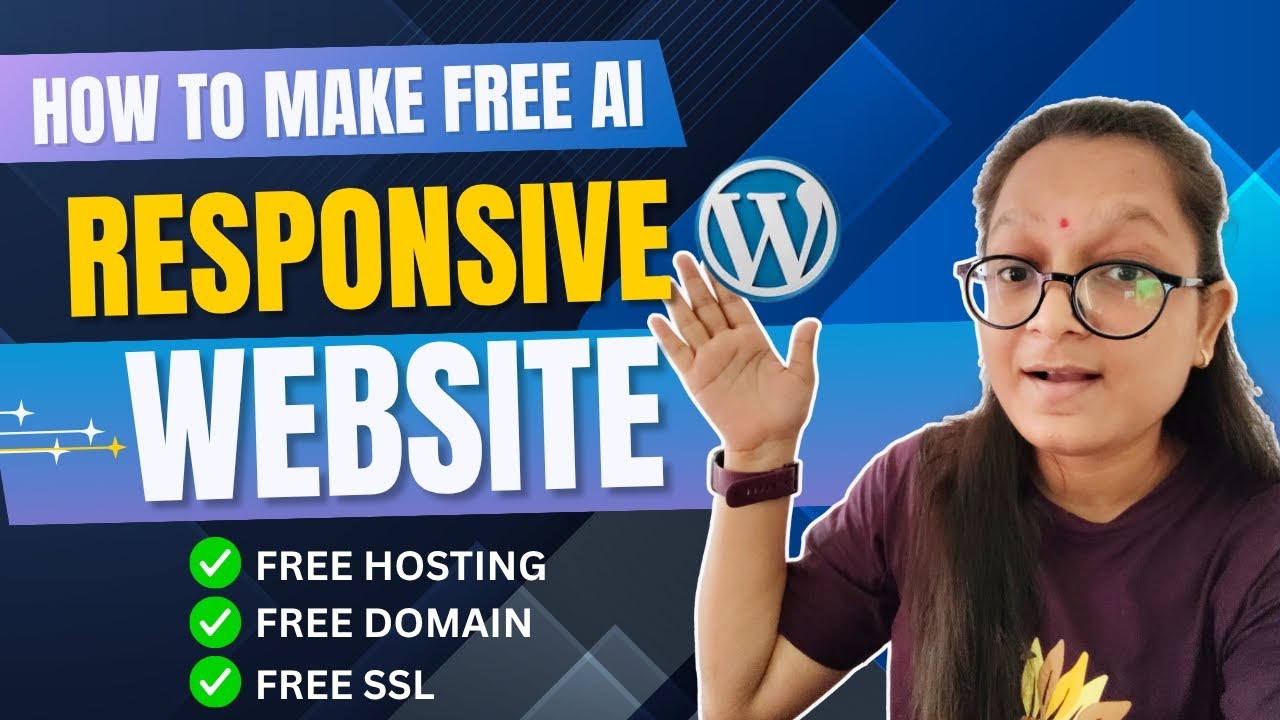 Free Website with WordPress & AI | Free Hosting, Free Domain, No Coding!