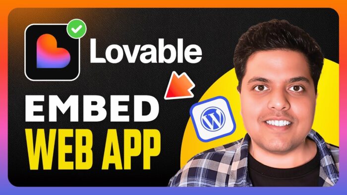 How To Embed Lovable.dev Web App To WordPress Website (Lovable AI Guide ...