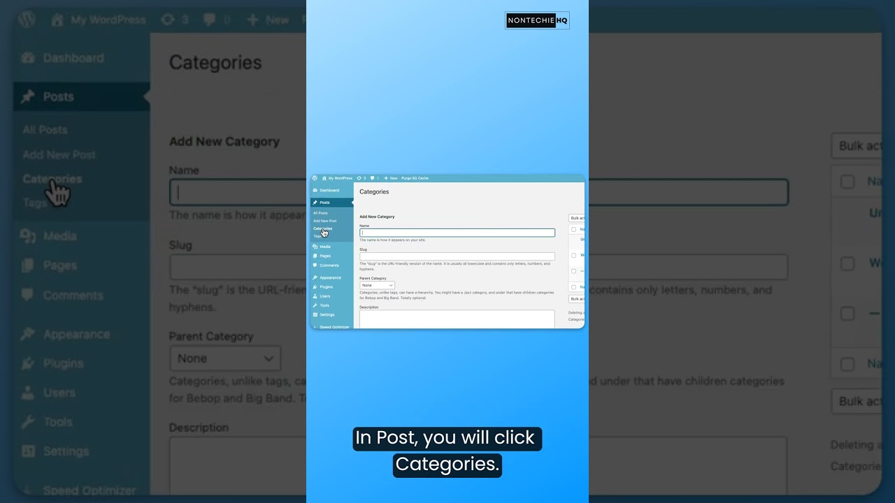 🎥 How to add a new Blog Category on WordPress