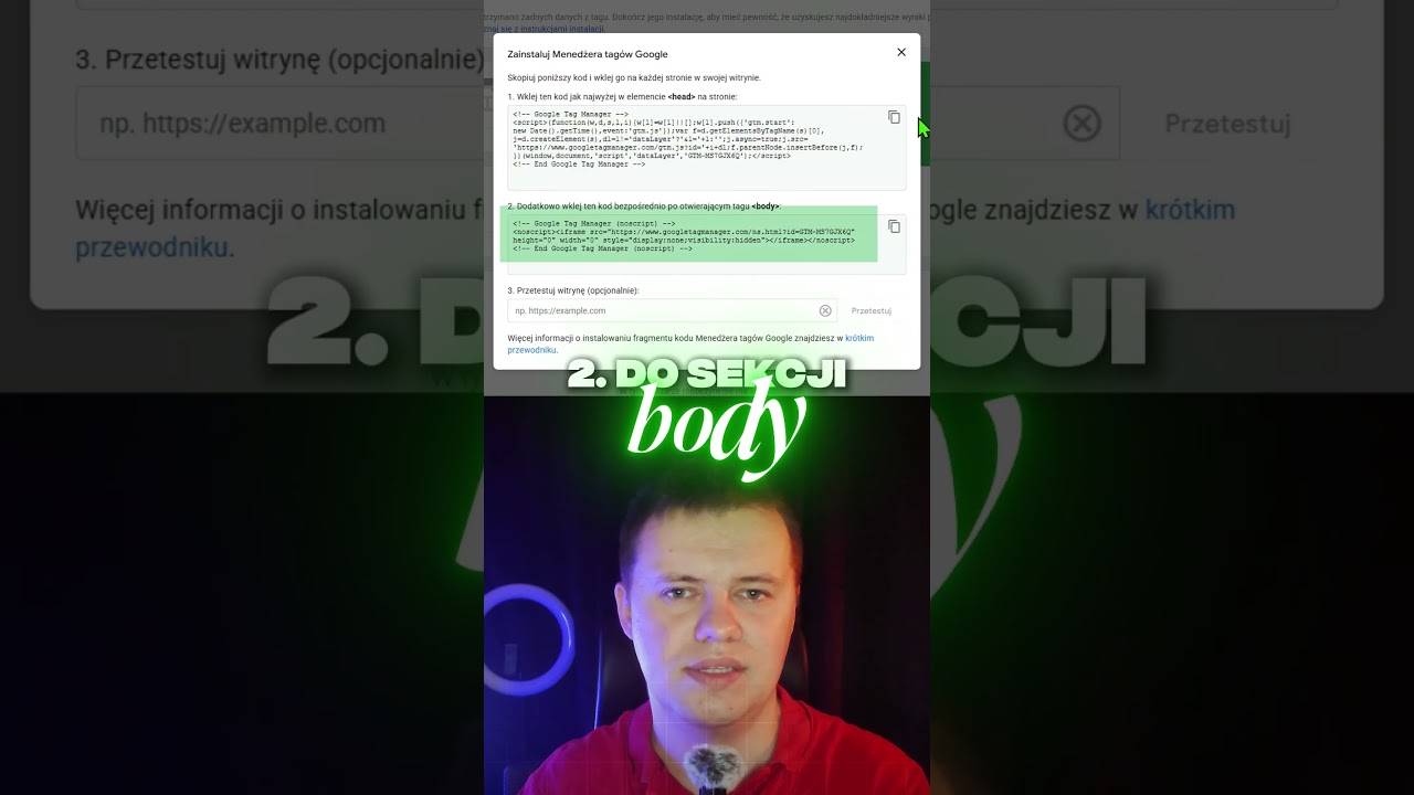 Jak Dodać Google Tag Manager do Strony na WordPress 2025 w Niecałą Minutę? GTM #shorts #wordpress