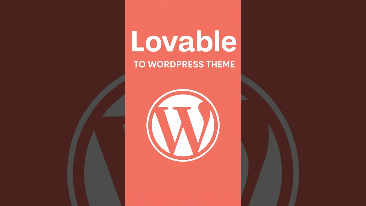 Lovable to Wordpress 🔥🔥🔥
