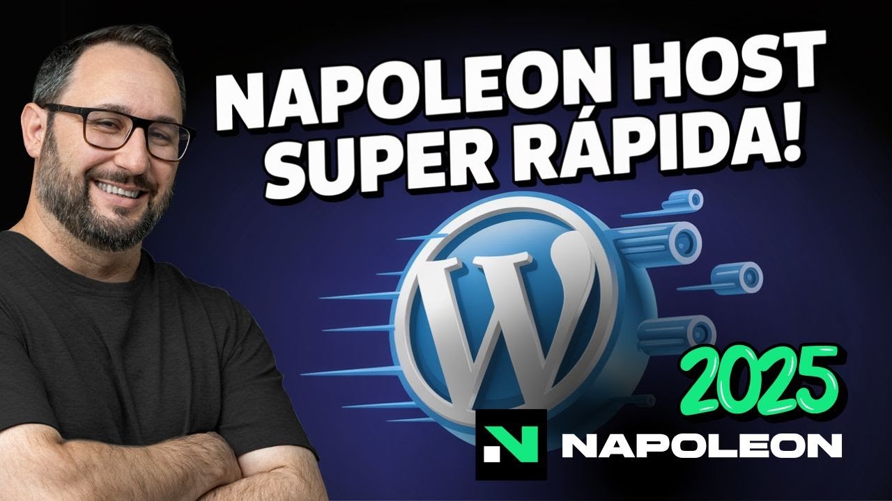 MELHOR Hospedagem WordPress 2025? Napoleon Host REVELADA (Rápida e Barata!)