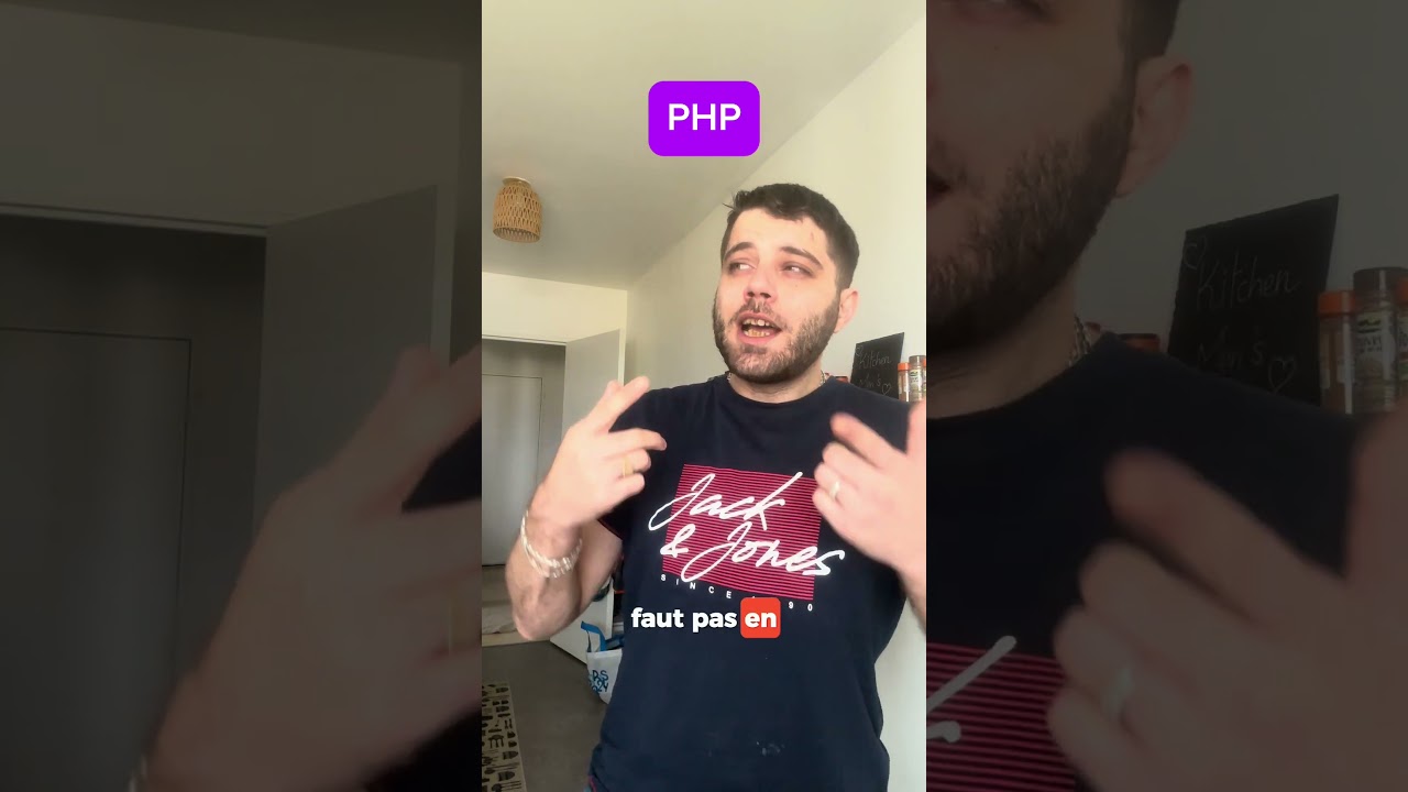 PHP recadre WordPress 😂😂 #developpeur #code #humour