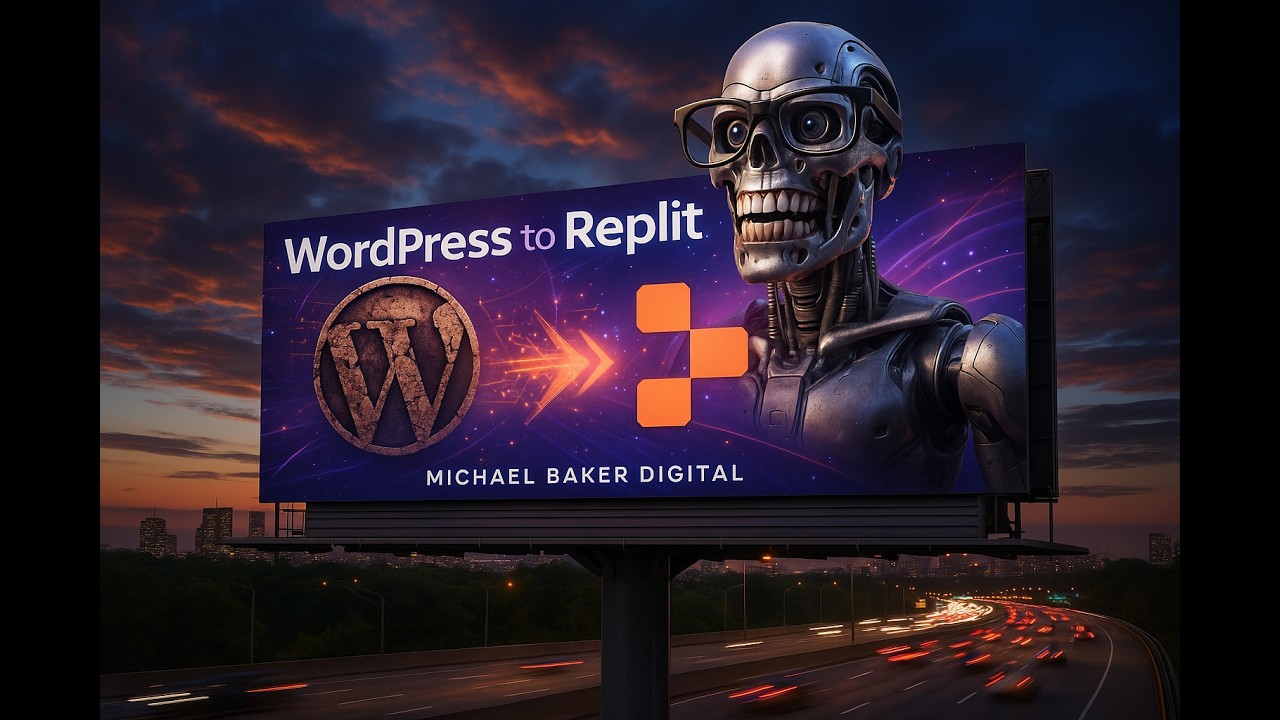 Replacing WordPress entirely with AI (Replit) - WordPress to Replit Migration @replit