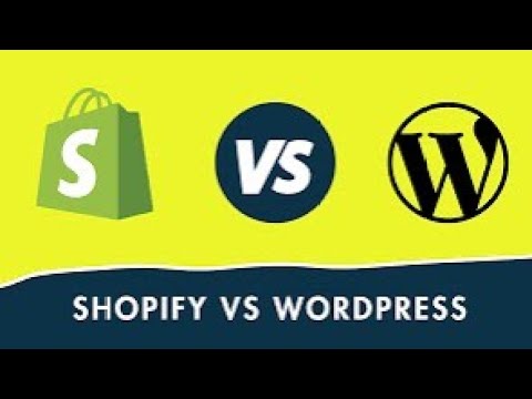 Shopify vs WordPress: Which One Scales Your Business Faster #shopifydropshipping #WordPress #online