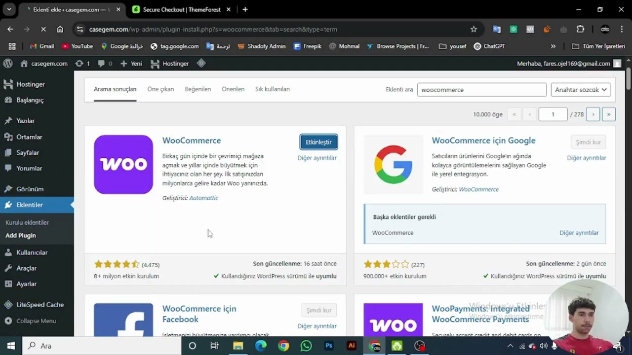 Sıfırdan WordPress E-Ticaret Sitesi Kurulumu | Hosting + Tema + WooCommerce