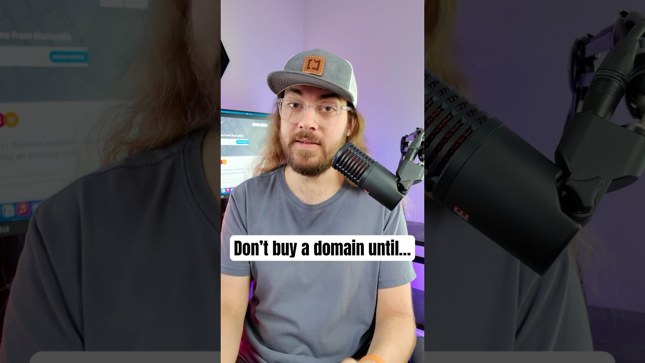 Watch this before buying a domain. #DomainNames #WordPress #WebDesign #WebDevelopment