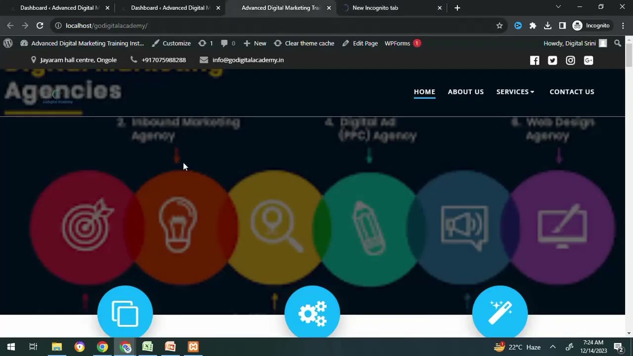 Word Press Day-5 How to edit the About Us Page in Word Press #digitalmarketingcourse #godigital