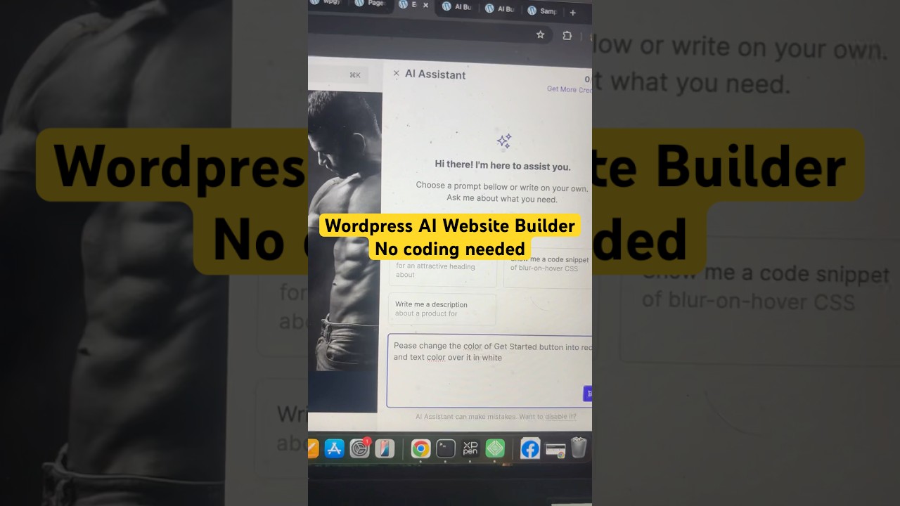 WordPress AI Website Builder  #shorts  #youtubeshorts #webrpoint #wordpress