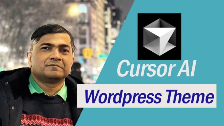 WordPress Theme using Cursor AI code editor - Theme Bazar BD
