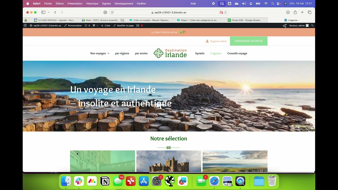 Wordpress en 30 minutes NDRC épreuve 2025