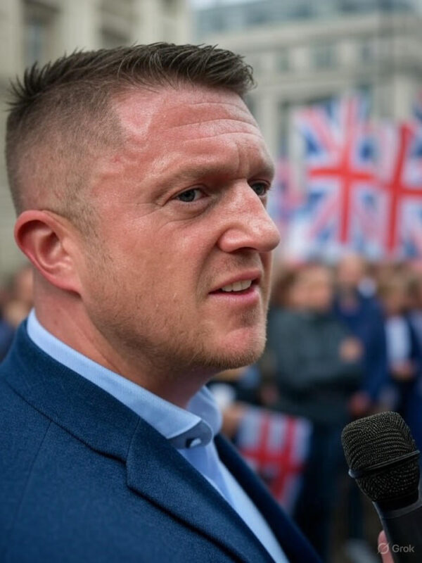 Thousands Rally in London at Tommy Robinson's Far-Right Protest