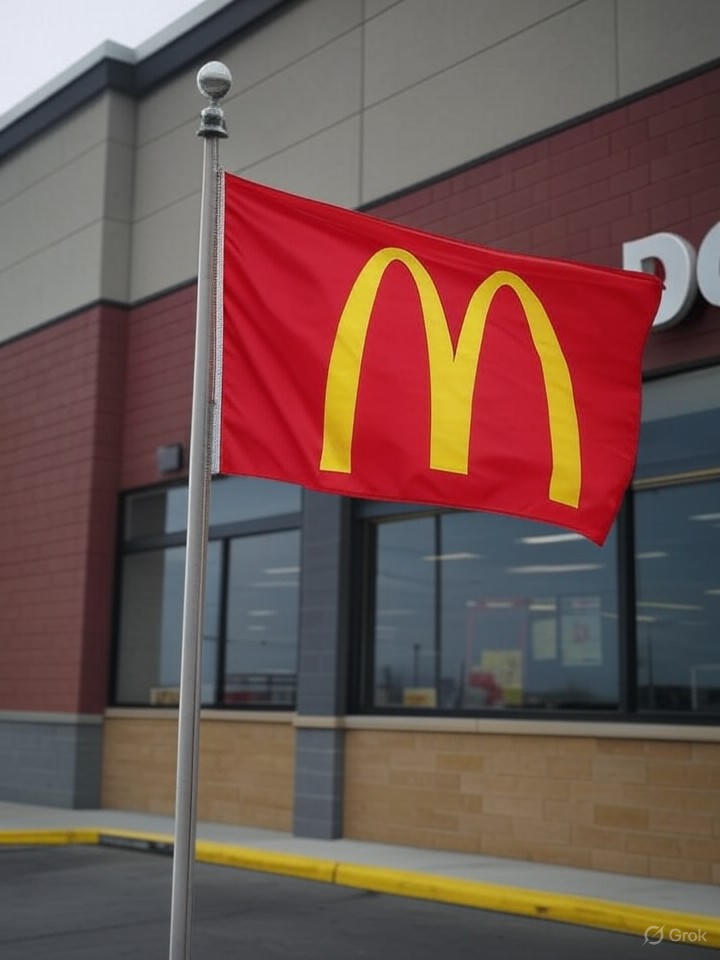 McDonald's Flags at Half-Mast in Guantanamo After Kirk Assassination