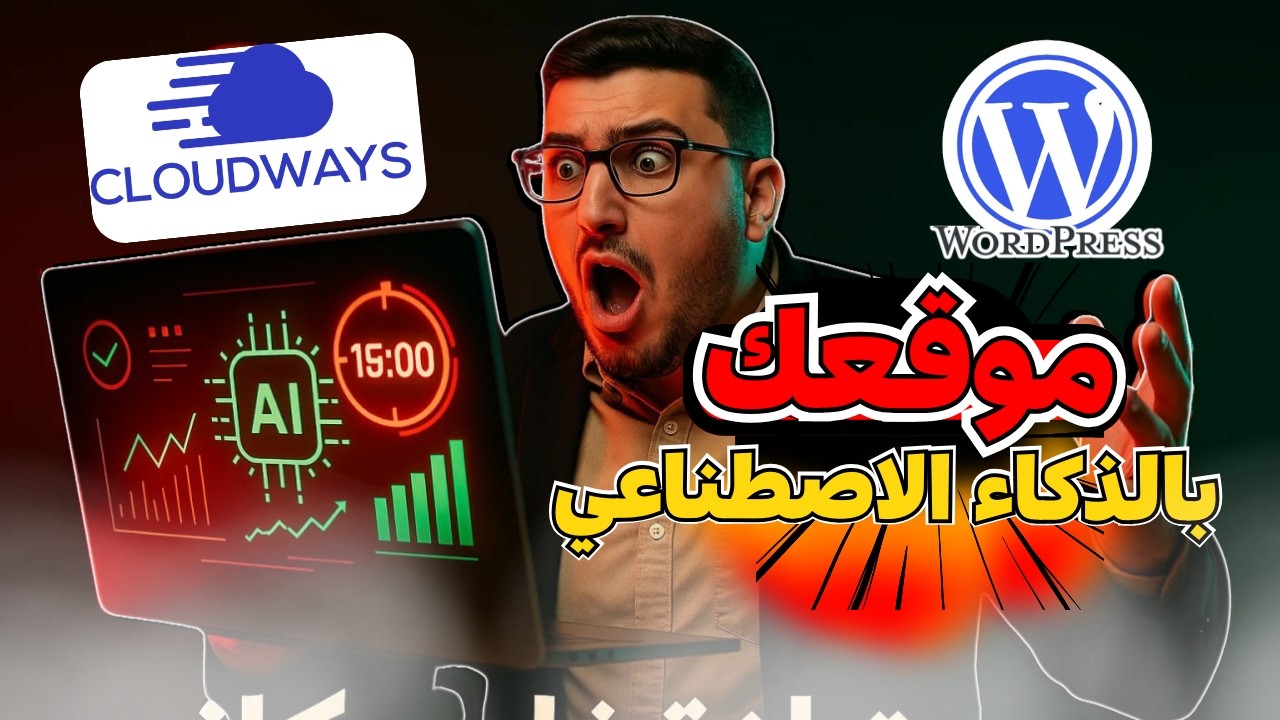 صمّم موقع ووردبريس احترافي في وقت قياسي باستخدام الذكاء الاصطناعي! Wordpress AI & Cloudways