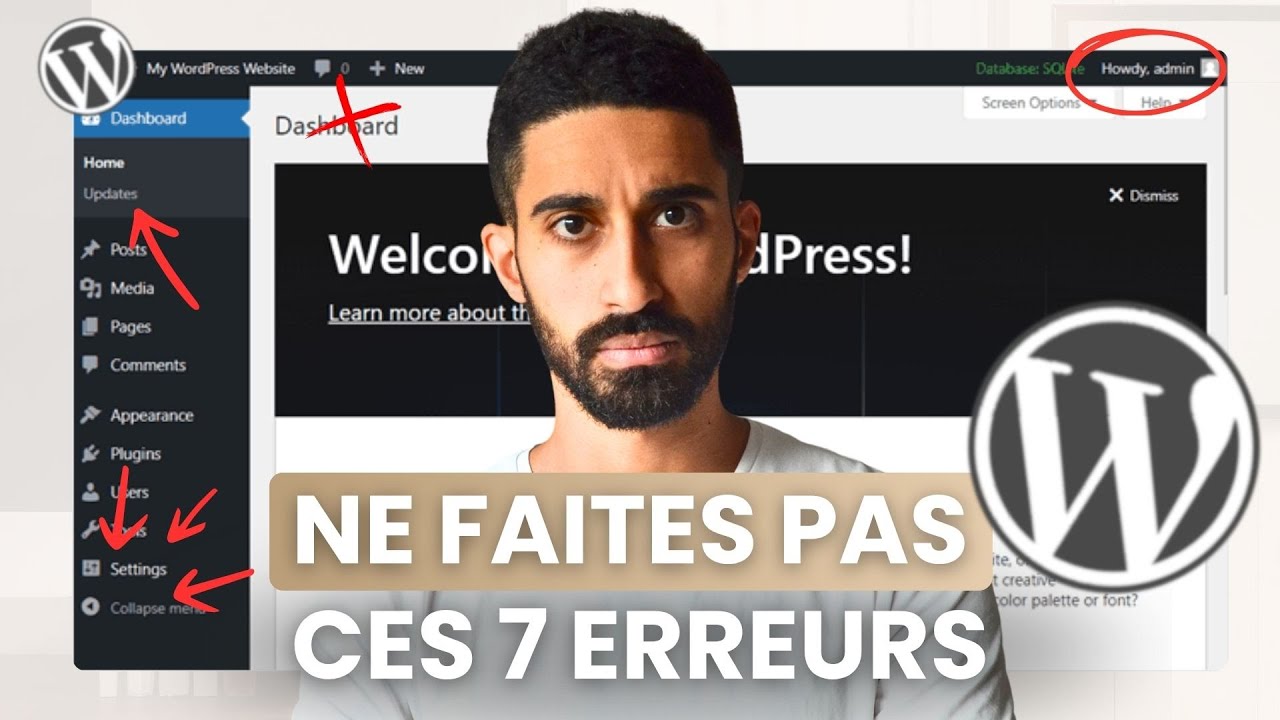 Démarrer un nouveau site WordPress : 7 erreurs à éviter !