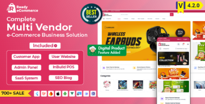 11.Ready eCommerce Complete Multi Vendor