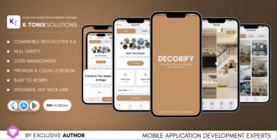 Decorify ai interior exterior design flutter ui kit ai home decoration app.png