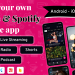 Dttube flutter youtube clone video reels music podcast live streaming 1.png