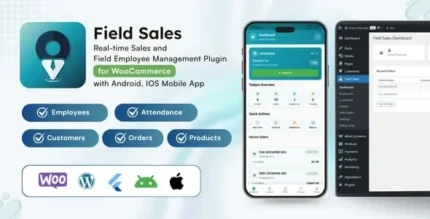 Field sales and employee management mobile app with woocommerce integration .webp