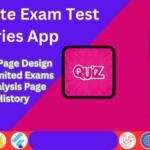 Flutter exam test series app with admin panel