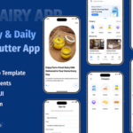 Freshdairy milk delivery daily essentials flutter app ui template.png