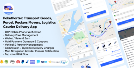 Poketporter transport goods parcel packers movers logistics courier.png
