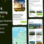 Swingmate golf course stadium booking flutter app ui.png